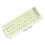 Stickers Clavier Phosphorescents Khaki Usage Bureau Maison 9