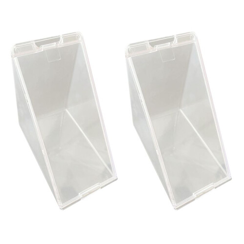 Triangle Sandwich Container Reusable Washable Sandwich Box Clear Sandwich Boxes 2PCS 1