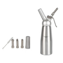 500ml Stainless Steel Cream Foamer, Stainless Steel Cream Inlaid Vase Reusable for Baking