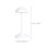 Wit Plastic Pruikenhouder Voor Display En Cosplay 2