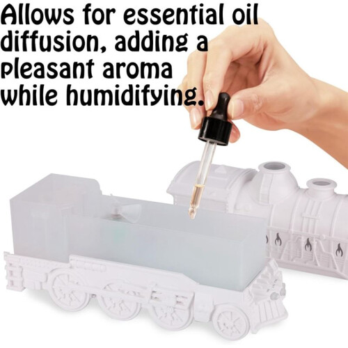 Train Aromatherapy Diffusers Air Humidifier Mist Maker Fragrance Essential Oil Retro Difusor Remote Control US PLUG 2