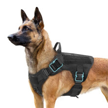 Haustierweste, Hundeleinenweste, Haustierkleidung, Outdoor-Hundeweste, Einfarbige Weste mit Griffen für Große Hunde M