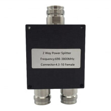 Antenna 4.3-10 Female 698-3800MHz 2/3/4 Way Power Splitter 50W DIN Low PIM -150dBc IP65 Power Divider 5G