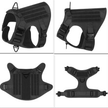Pet Vest, Dog Leash Vest, Pet Clothing Outdoor Dog Vest Solid Color Vest with Handles for Large Dogs M