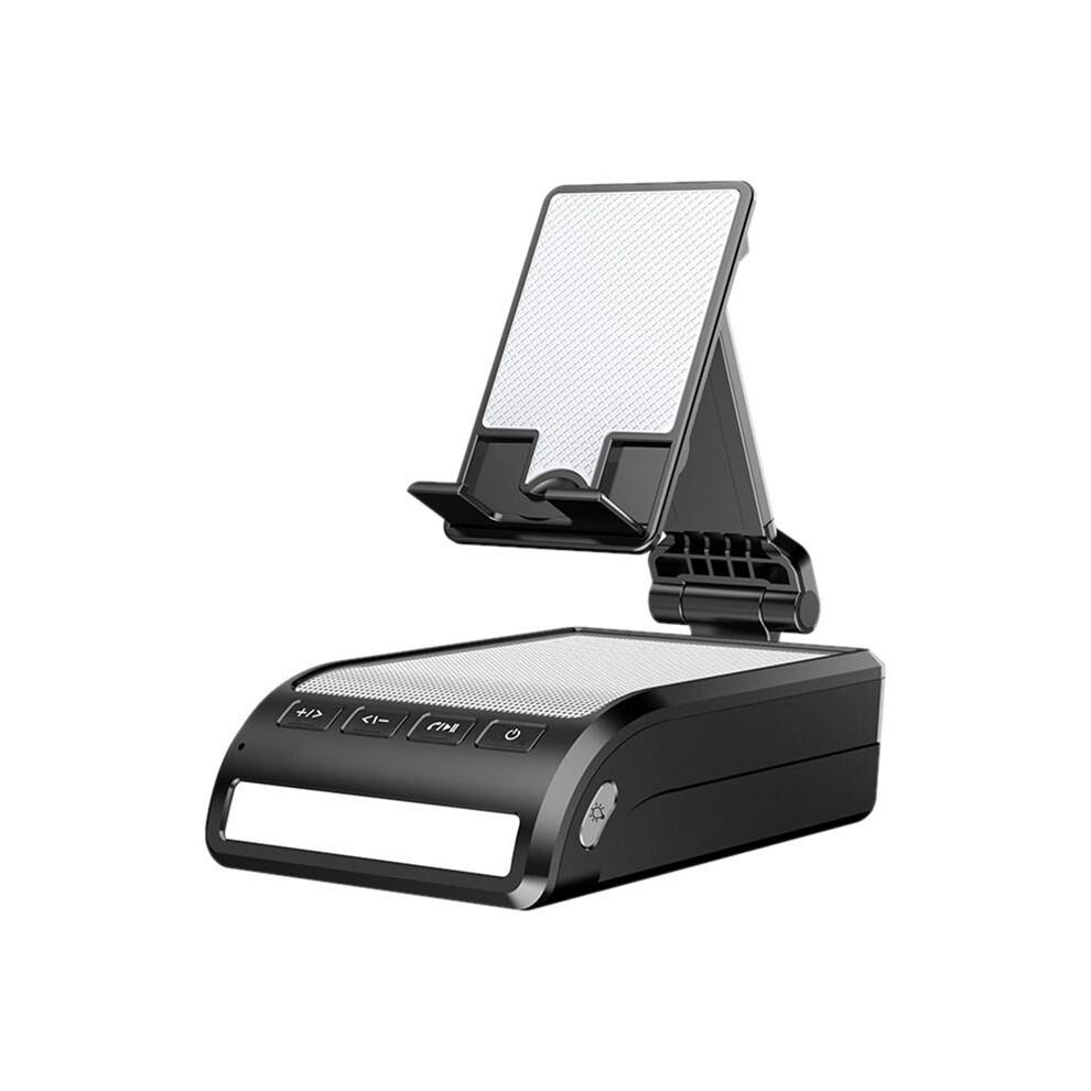 Light Mobile Phone Holder With Speaker Led Built-In Microphone Portable Foldable Cell Phone Stand