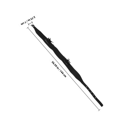 Langlebiger Fake-Leder Schwerthalter Mit Schultergurt 1