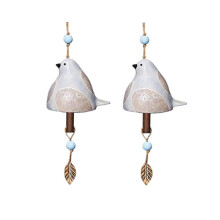 2PCS Bird Song Bell Bird Song Bell Wind Chime Bird Song Bell Garden Decor Hanging Rustic Wind Chime Wind Chime Parts,D