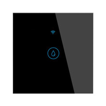 40A Tuya Wifi Water Heater Boiler Touch Air Conditioner Light Timing EU Wall App for Alexa Home Black