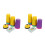 2Sets Stapelbecher Spielzeug Lernspiel Kinder Reaktion Training 5