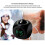 Projection Electronic Clock, English Clock Projection Clock Multi-Function Alarm Clock, LCD Projection Alarm Clock White 6