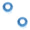 2Rolls Sky-Blue Gift Wrapping Ribbon Leaf Pattern Durable Material 6