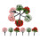 30Pcs Plastic Mini Trees for DIY Sand Table Micro Landscape Decoration 1