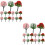 30Pcs Plastic Mini Trees for DIY Sand Table Micro Landscape Decoration 7