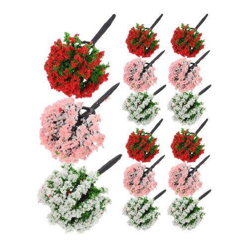 30Pcs Plastic Mini Trees for DIY Sand Table Micro Landscape Decoration 1
