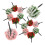 30Pcs Plastic Mini Trees for DIY Sand Table Micro Landscape Decoration 3