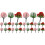 30Pcs Plastic Mini Trees for DIY Sand Table Micro Landscape Decoration 4