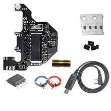 Moduł Radia Krótkofalowego SI4732 + Kabel do Programowania + Antena 2xDonut do Modułu Modyfikacji Krótkofalówki Quansheng UVK5/UVK6