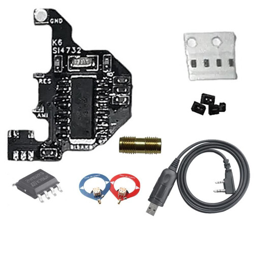 SI4732 Shortwave Radio Module+Programming Cable+2xDonut Antenna for Quansheng UVK5/UVK6 Shortwave Modification Module 1