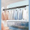 Retractable Clothes Drying Rack Clothes Drying Rack Foldable Retractable Wall Mounted Space Saver Clothes Hanger Rack,B 2