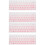 4Pièces Protection Clavier Portable Silicone Rose Pratique 4