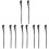 5Paires Maillets Dulcimer Accessoires Robustes Et Fiables 6