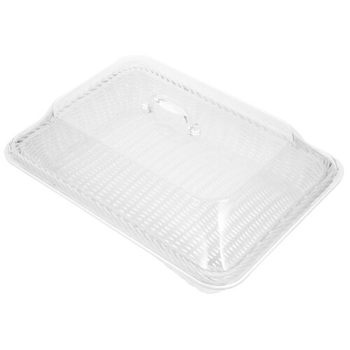 2Pièces Corbeille Plastic Couvercle Pour Fruits Pain 1