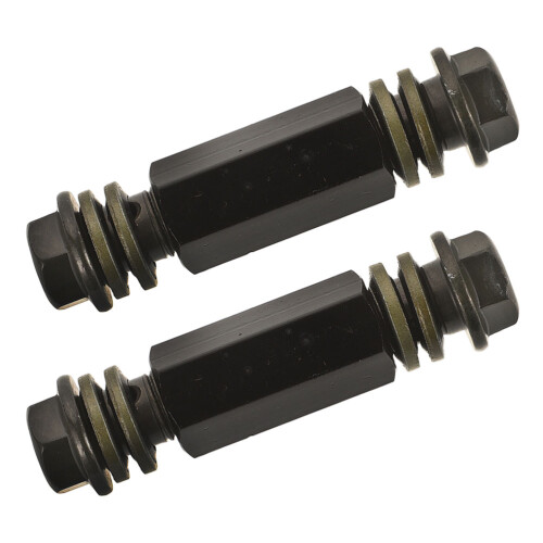 4Pièces Kit Rallonge Durite De Métal Noir Durable 2