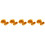 1500Pièces Bandes Élastiques Résistantes Large Orange Usage 10