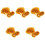 1500Pièces Bandes Élastiques Résistantes Large Orange Usage 4