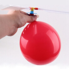 10 Zestaw Zabawny Balon Helikopter Wyrzutnia Zabawki Balon z NapęDem WyśCigi BezwłAdnośCiowa Moc Macierzysta Zabawka na Prezent na Dzień Dziecka