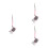 3Pièces Décorations Suspendues Auto Didelphid Colorées Charms 9
