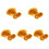 1500Pièces Bandes Élastiques Résistantes Large Orange Usage 3
