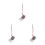 3Pièces Décorations Suspendues Auto Didelphid Colorées Charms 6