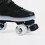 2Pièces Protections De Bout Réglables En Caoutchouc Noir Pour Roller 6