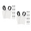 20Pièces Étiquettes Blanches Portables DIY Sublimation Durable 10
