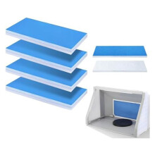4 Piece Spray Booth Filter, Spray Booth Filter Set, Double Layer Design for Spray Painting Enthusiasts, Spray Booths