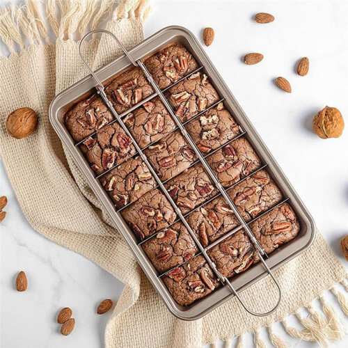 Bread Cake Pan Baking Utensils Non-Stick Baking Pan Square Grid Chocolate Dessert Cake Mold 1