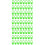 3000Pièces Marqueurs Crochet Vert Plastique Pour Compteur 8