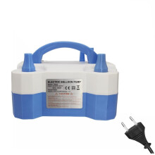 Air Balloon Pump Portable Dual Nozzle Electric Balloon Inflator Blower for Party Decor Fill Balloons 600W EU Plug A