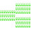 3000Pièces Marqueurs Crochet Vert Plastique Pour Compteur 6