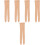 5Pièces Collants Patinage Épais Chauds Nylon Élastique Beige 6