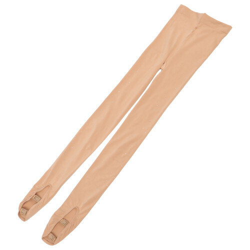5Pièces Collants Patinage Épais Chauds Nylon Élastique Beige 1