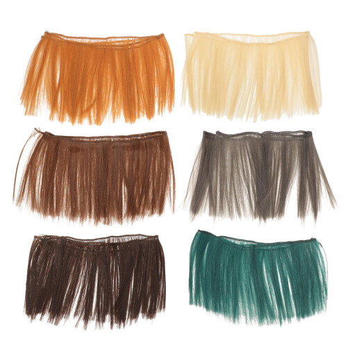 30Pièces Perruques DIY Pour Longs Droits Colorés En PP 1