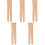 5Pièces Collants Patinage Épais Chauds Nylon Élastique Beige 5
