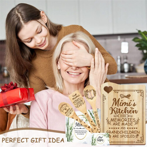 Bamboo Cutting Board 'S Day Gift for Cutting Board,Cooking Board(Mimi) 1