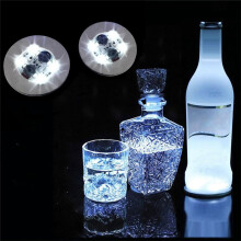 LED-Onderzetter, 30 Stuks Oplichtende Onderzetters voor Drankjes, Led-Onderzetterverlichting, Flessenverlichting voor Drankflessen, Club, Feest,