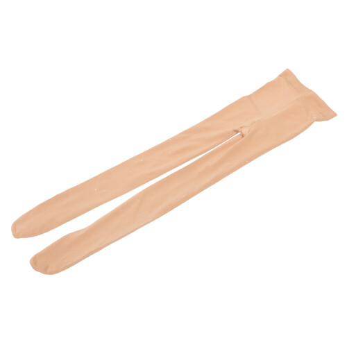5Pièces Collants Patinage Épais Chauds Nylon Élastique Beige 2