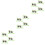30Pièces Double Clip Vert Pour Facile 3