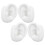 8Pairs Silicone Ear Models for Piercing Practice Realistic White Ears 3