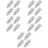 20Pièces Poids Accessoire Fléchettes Argent Stable Résistant 8